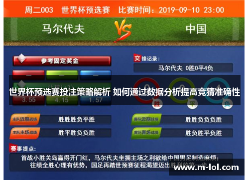 世界杯预选赛投注策略解析 如何通过数据分析提高竞猜准确性